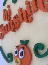 Load image into Gallery viewer, Disney Hi Sunshine Orange Bird Wood Sign
