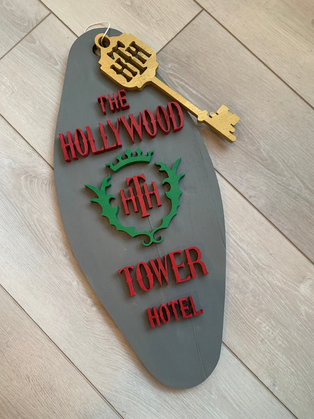 Disney Tower of Terror Room Key Sign
