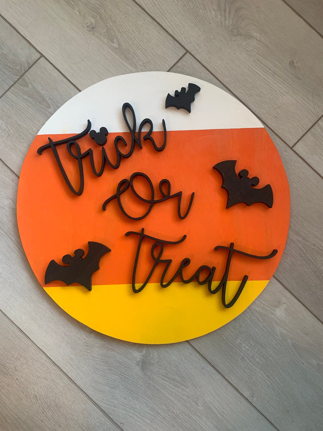 Mickey Trick-or-Treat Halloween Sign