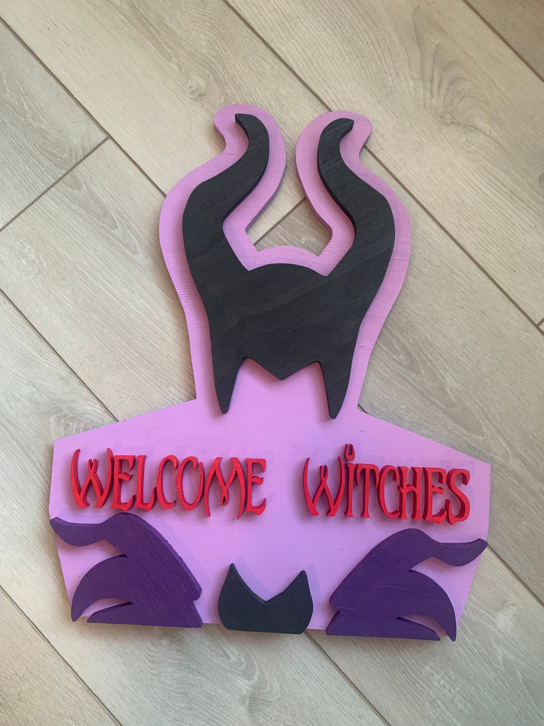Disney Maleficent Welcome Witches Sign