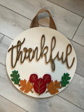 Load image into Gallery viewer, Mickey Fall Thankful Sign