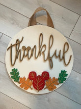 Load image into Gallery viewer, Mickey Fall Thankful Sign
