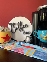Load image into Gallery viewer, Mickey Coffee Bar Wood Round
