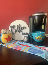 Load image into Gallery viewer, Mickey Coffee Bar Wood Round

