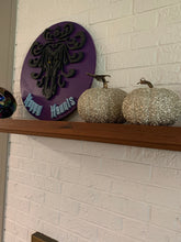 Load image into Gallery viewer, 18&quot; Disney Haunted Mansion Wallpaper Happy Haunts Sign
