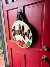 Load image into Gallery viewer, Mickey Fall Thankful Sign

