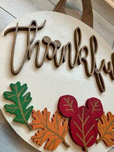 Load image into Gallery viewer, Mickey Fall Thankful Sign
